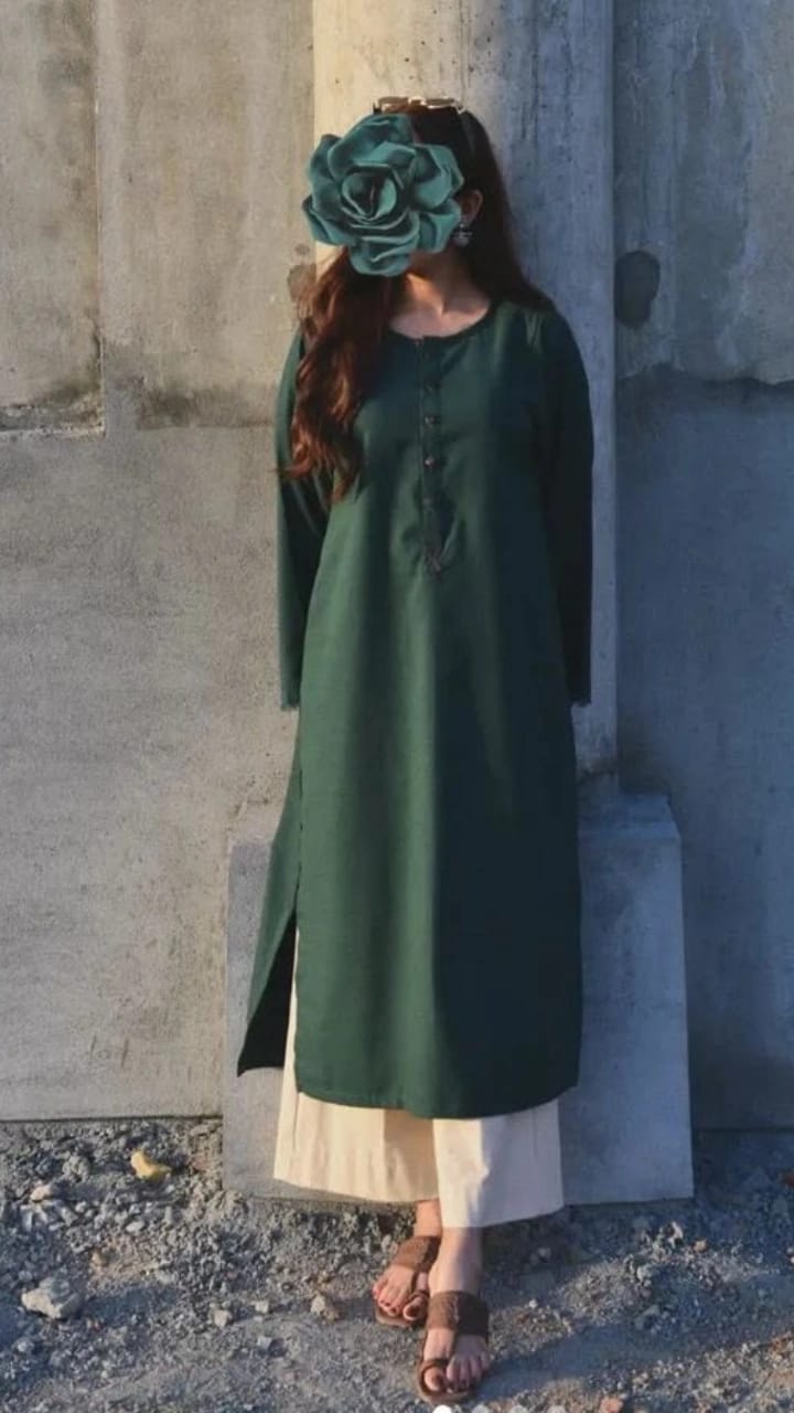 2pc stitched | Deep Coffee | lawn